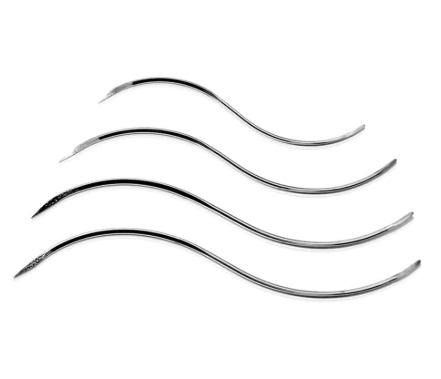 POST MORTEM NEEDLES, DOUBLE-CURVED, TRIANGULAR CUTTING